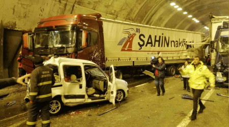 Bolu Dağı Tüneli 5 buçuk saat sonra açıldı