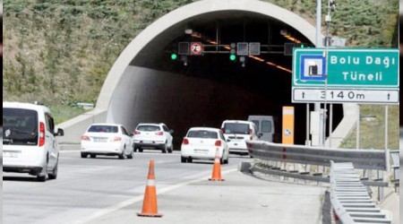 Bolu Dağı Tüneli'nde bayram yoğunluğu