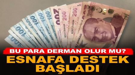 Bu para esnafın derdine derman olur mu?