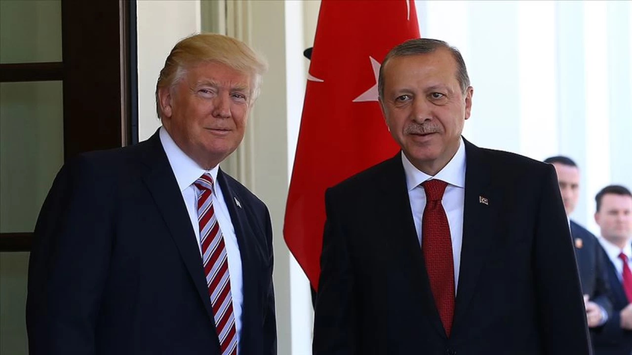 Cumhurbakan Erdoan, ABD Bakan Donald Trump ile telefonda grt