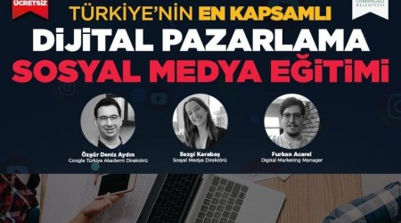 Dijital Pazarlama ve Sosyal Medya Eğitimi'ne rekor başvuru