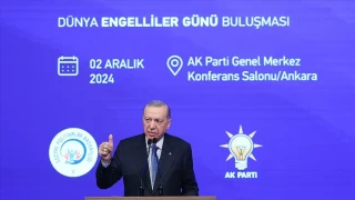 Erdoan, Dnya Engelliler Gn Bulumasnda konutu