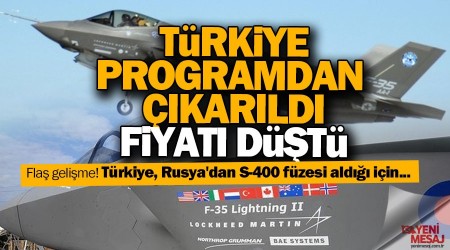 Flaş haber! F-35'lerde tenzilat