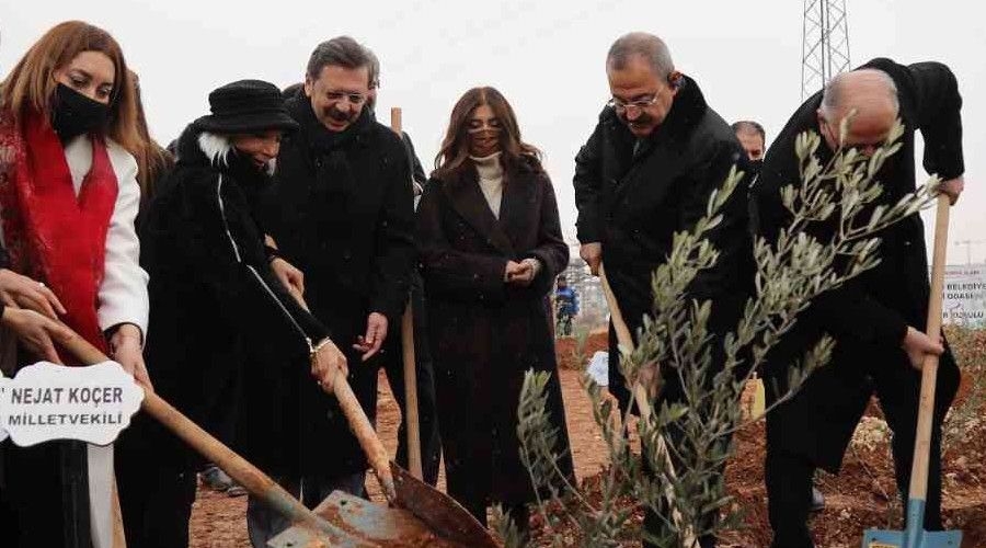 Gaziantep Büyükşehir iş birliğinde kente meyve ormanı kazandırıldı