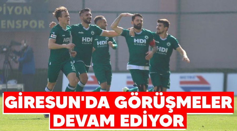 Giresun'da grmeler devam ediyor