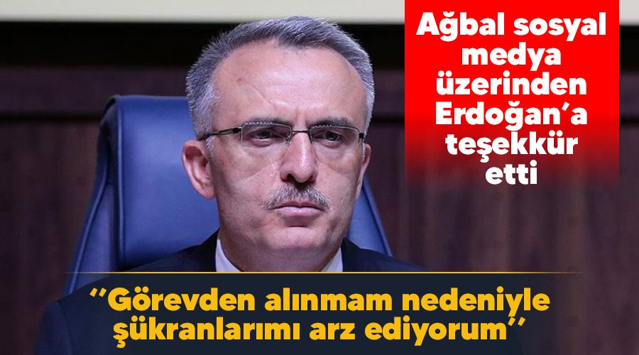 Görevden alınmam nedeniyle şükranlarımı arz ediyorum