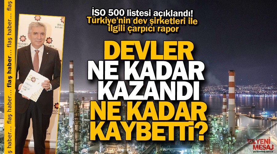 SO 500 listesi akland! Devler faize alt