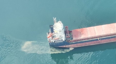 İzmit Körfezi'ni kirleten gemiye ceza kesildi