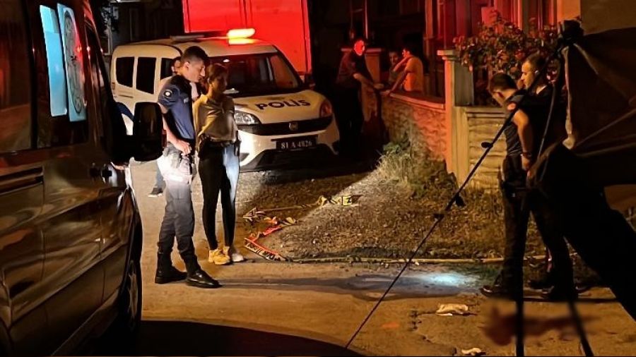 Kafasından vurulan şahıs hastaneye kaldırıldı