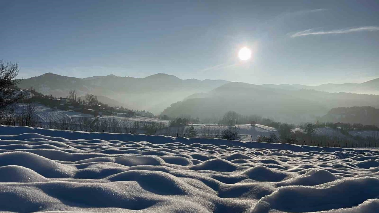 Kar ve sisin bulutuu Ilgaz mest etti