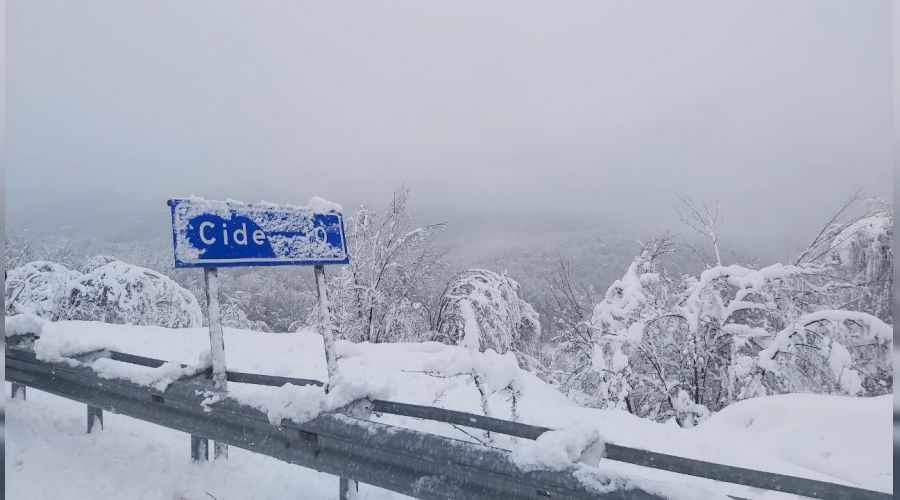 Kastamonu, Nisan ayında beyaz gelinlikle kaplandı