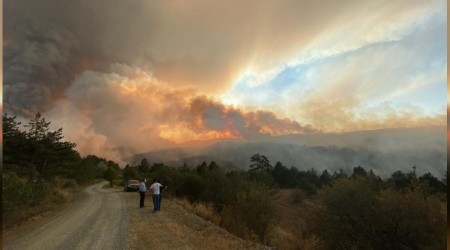 Kastamonu'da yangın yerleşim yerine sıçradı