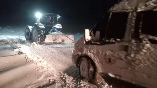 Kayseri'de tipide yollarda mahsur kalan bin 200 kii kurtarld