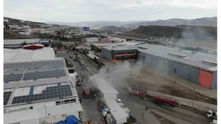 Kırıkkale'de aynı OSB'de çıkan ikinci yangın kontrol altına alındı