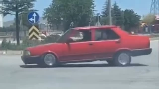 Niğde'de drift atan sürücüye 36 bin 260 lira ceza