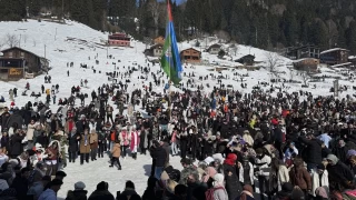 Rize'de "17. amlhemin Kardan Adam K Festivali" sona erdi