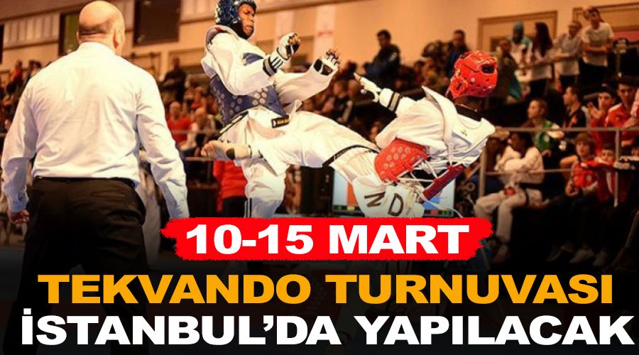 Tekvando Turnuvası İstanbul'da yapılacak