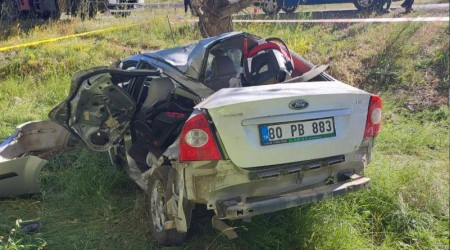 Trafik kazasında bebek hayatını kaybetti