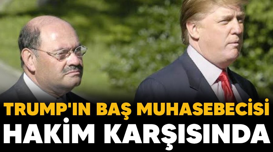 Trump'n ba muhasebecisi hakim karsnda