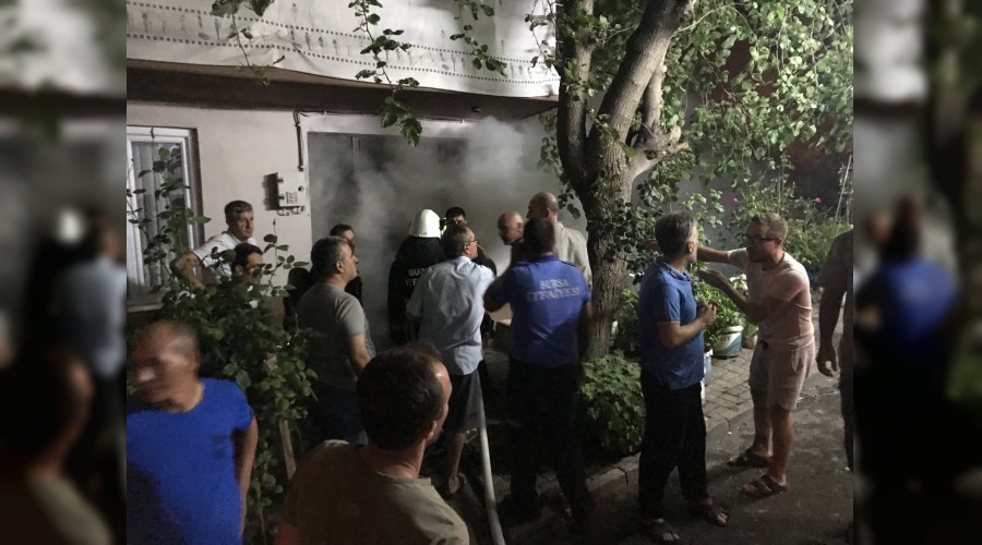 Tüp patladı, mahalle ayağa kalktı