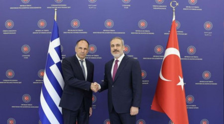 Yunanistan Dileri Bakan Yerapetritis, mevkida Fidan'la istiare srecine girdiklerini belirtti