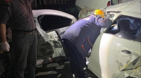 Zonguldak'ta araç şarampole uçtu: 2 yaralı