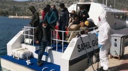 12 göçmen kurtarıldı