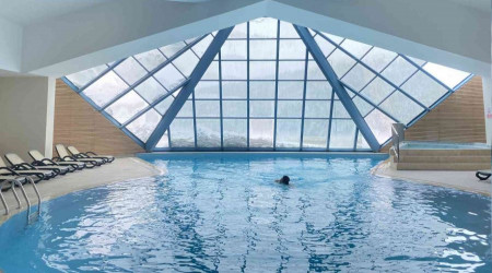 1863 metre ykseklikte spa ve havuz keyfi