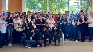 7 aylık hamile hemşire için gözyaşları sel oldu