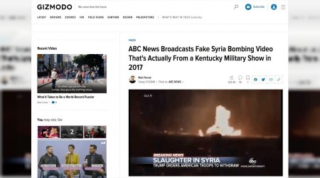 ABD'li ABC kanalından yalan haber itirafı