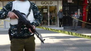 Adana'da kalaşnikoflu kuyumcu soygunu