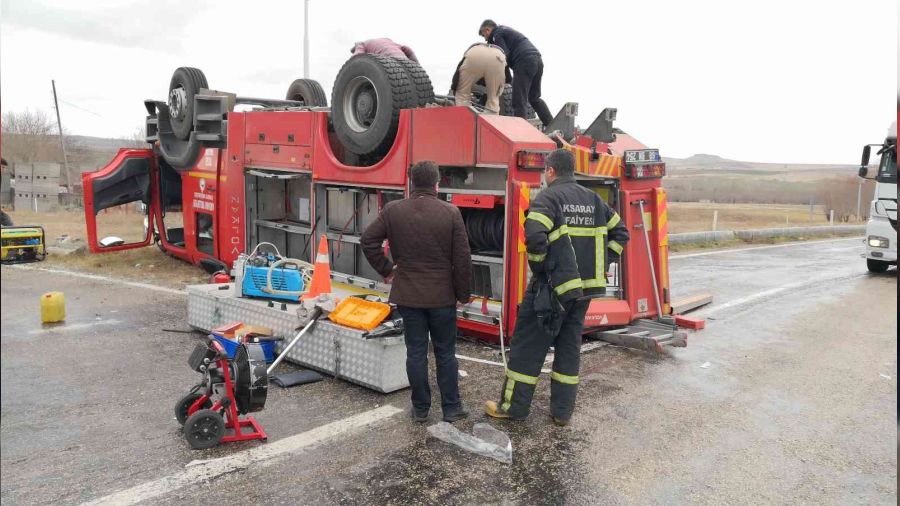 Aksaray'da itfaiyeciler ölümden döndü