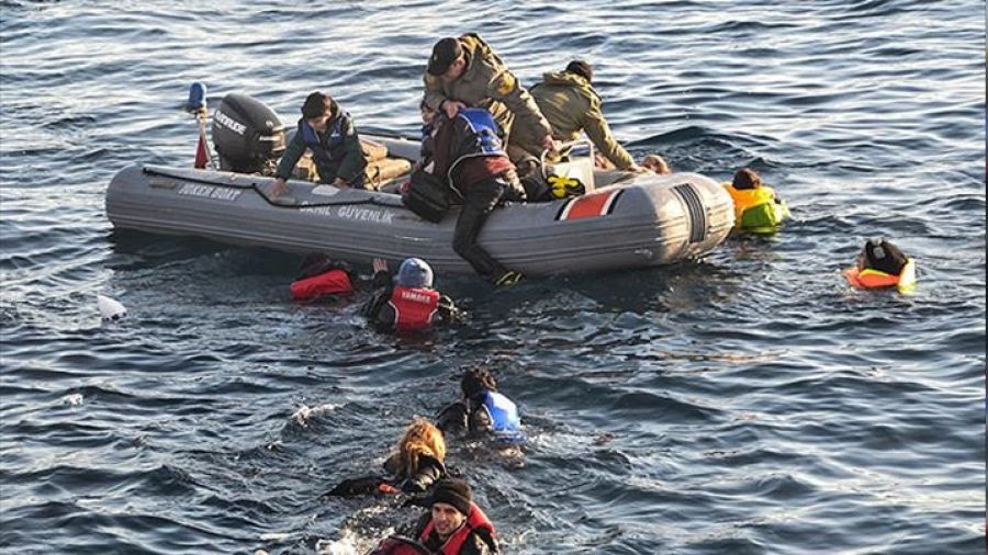 Aydın'da 120 düzensiz göçmen kurtarıldı