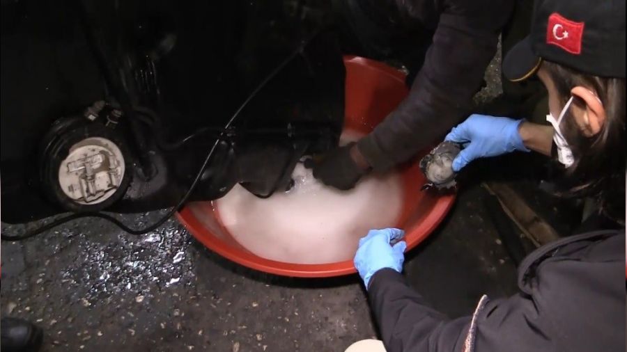 Benzin deposunda uluslararası uyuşturucu sevkiyatı