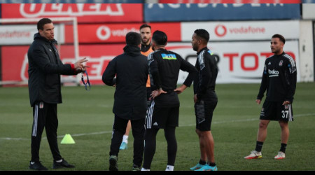 Beşiktaş taktik çalıştı