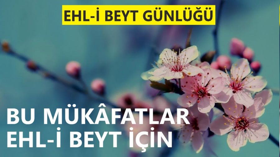 Bu mkfatlar Ehl-i Beyt iin