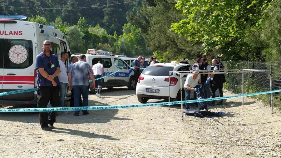 Bursa'da esrarengiz lm...Yannda tabanca bulundu