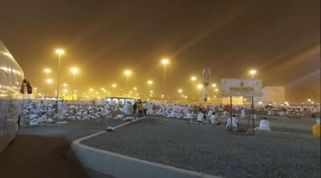 Hacı adayları Müzdelife’de