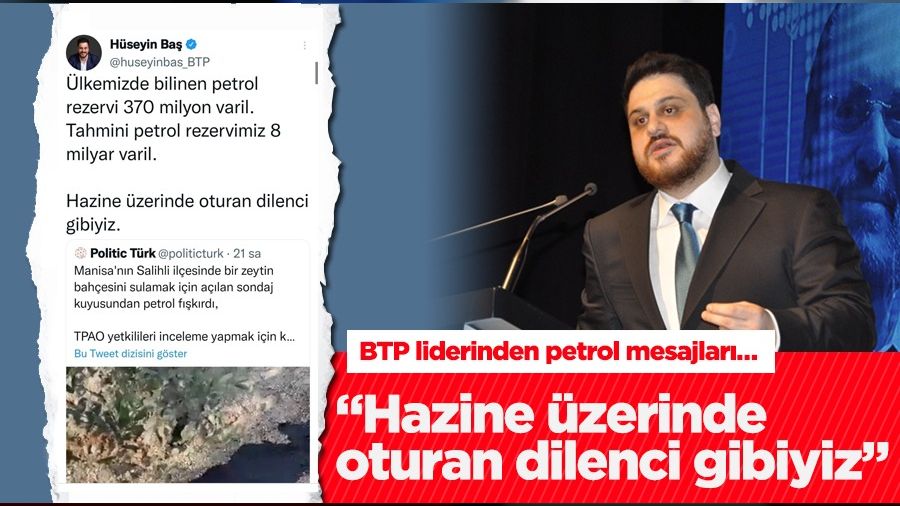'Hazine üzerinde oturan dilenci gibiyiz'