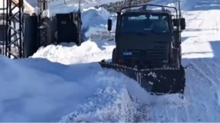 Hozat'ta jandarmadan kış mesaisi