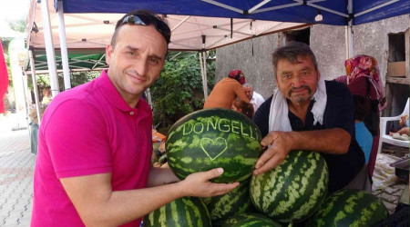 Karpuz Festivali renkli görüntülere sahne oldu