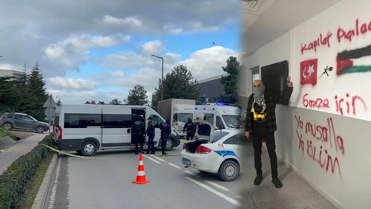 Kocaeli'de Gazze eylemi: Fabrika çalışanları rehin alındı