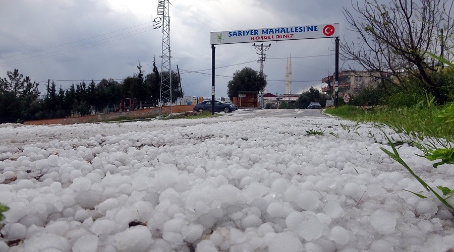 Mersin’i dolu vurdu