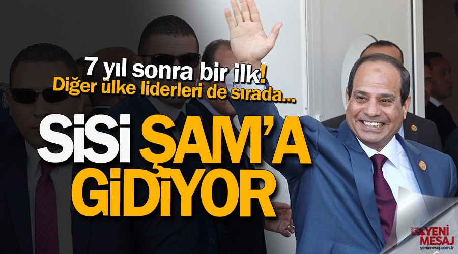 Msr lideri Sisi, am'a gidiyor