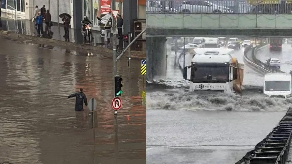 Sağanak ve fırtına megakenti esir aldı