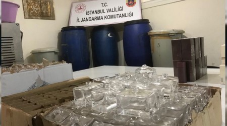 Sahte parfüm üretim tesisine operasyon