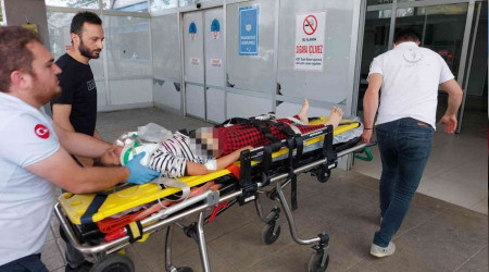 Samsun'da traktör devrildi: 5 yaralı