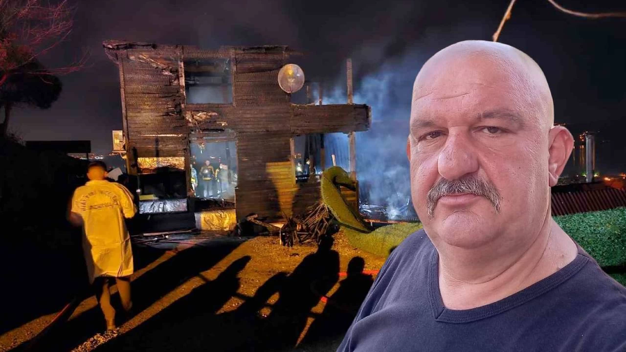 Sapanca'da bungalov evde çıkan yangında bir kişi öldü