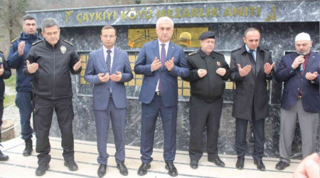 Selden kaybolan mezarlar için anıt yapıldı