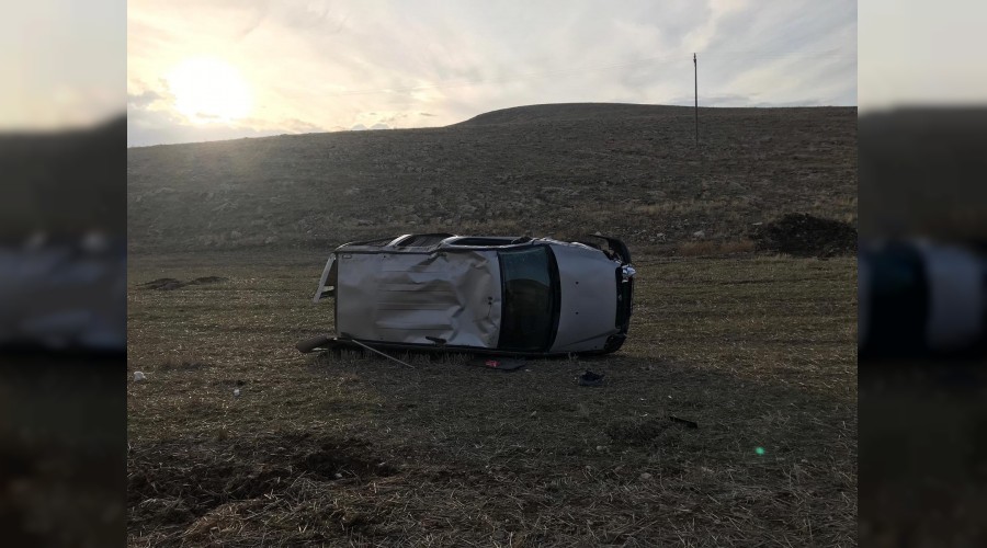 Takla atan araçta 2 kişi öldü